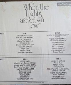 Alternative view of Various - When The Lights Are Down Low (2xLP, Comp) (Mint (M))