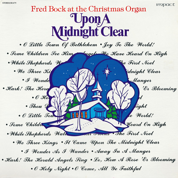 Fred Bock - Upon A Midnight Clear (LP, Album) (Mint (M))