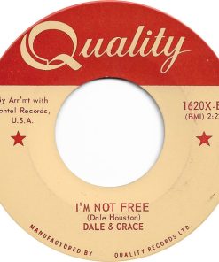 Alternative view of Dale & Grace - The Loneliest Night (7", Single) (Very Good Plus (VG+))