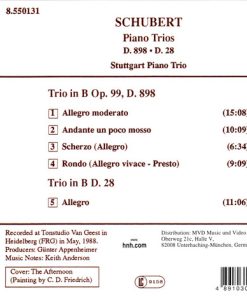 Alternative view of Franz Schubert / Stuttgarter Klaviertrio - Piano Trios D. 898 • D. 28 (CD, Album, RE) (Near Mint (NM or M-))