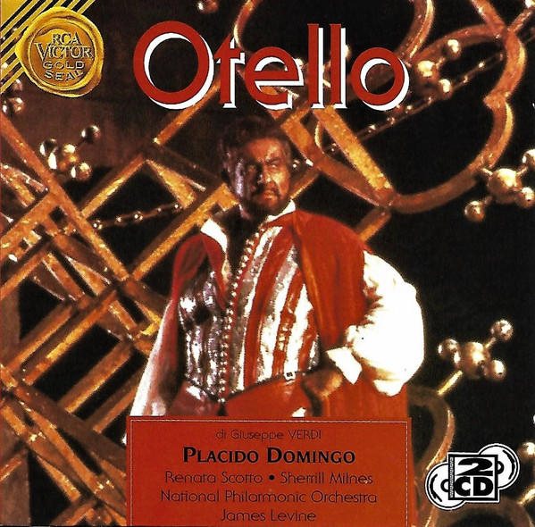 Giuseppe Verdi - Placido Domingo, Renata Scotto, Sherrill Milnes, National Philharmonic Orchestra, James Levine (2) - Otello (2xCD, Album, RE, RM) (Near Mint (NM or M-))