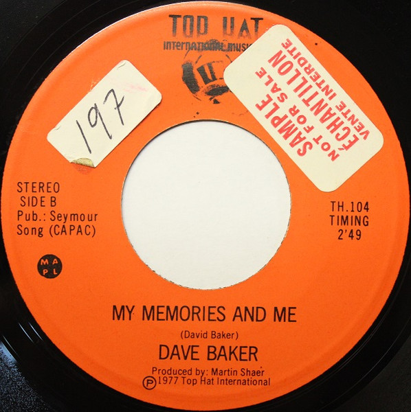 Dave Baker (15) - People Don't Remember (7", Single) (Very Good Plus (VG+)) - Image 2