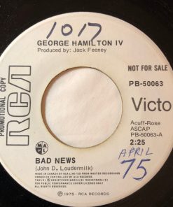 George Hamilton IV - Bad News (7", Promo) (Very Good Plus (VG+))