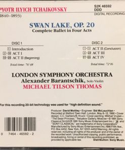 Alternative view of Pyotr Ilyich Tchaikovsky, Michael Tilson Thomas, London Symphony Orchestra - Swan Lake (2xCD, Album) (Near Mint (NM or M-))