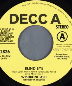 Wishbone Ash - Blind Eye (7", Promo) (Very Good Plus (VG+))