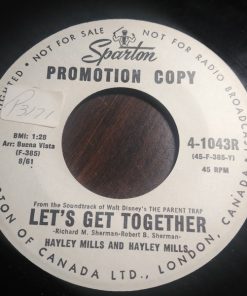 Hayley Mills - Let's Get Together (7", Promo) (Very Good Plus (VG+))