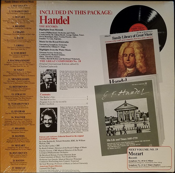 Georg Friedrich Händel - Highlights From Messiah (LP, Album, Comp) (Mint (M)) - Image 2