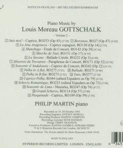 Alternative view of Louis Moreau Gottschalk - Philip Martin (3) - Piano Music - 2 (CD, Album) (Near Mint (NM or M-))
