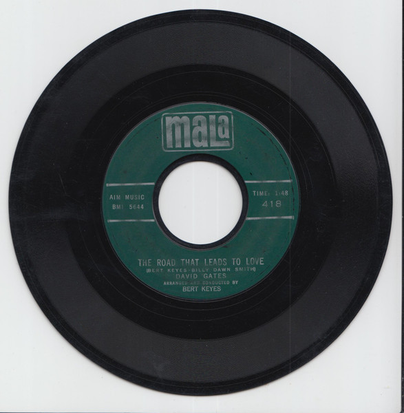 David Gates - The Happiest Man Alive / The Road That Leads To Love (7", Single) (Very Good (VG)) - Image 2