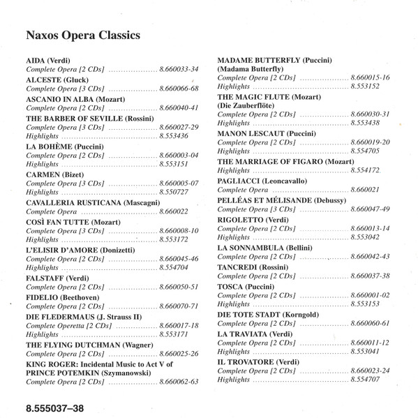 Various - The A To Z Of Opera (2xCD, Comp) (Near Mint (NM or M-)) - Image 4