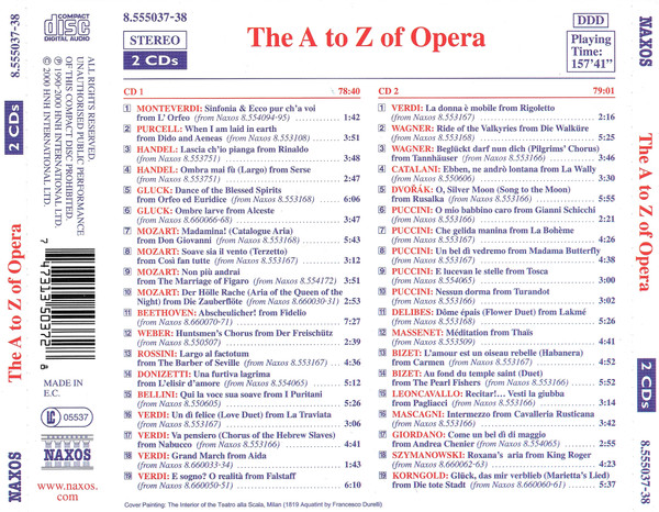 Various - The A To Z Of Opera (2xCD, Comp) (Near Mint (NM or M-)) - Image 5