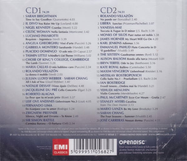 Various - Classical 2008 (2xCD, Comp) (Near Mint (NM or M-)) - Image 2