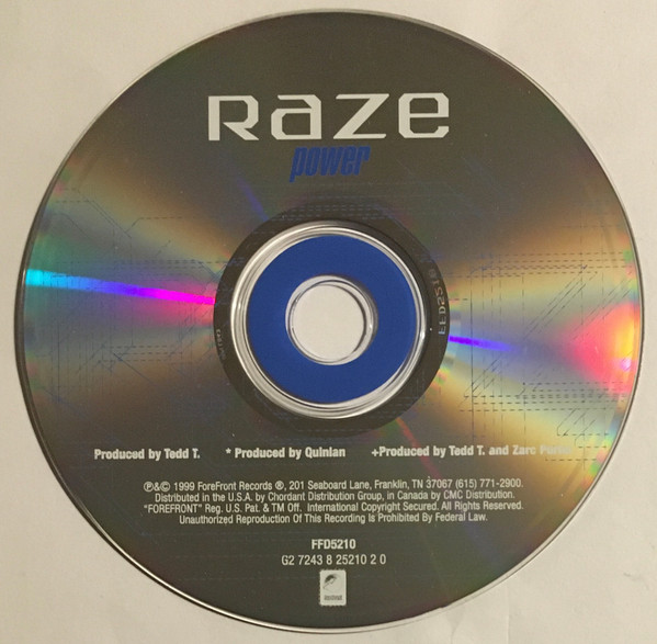 Raze (2) - Power (CD, Album) (Near Mint (NM or M-)) - Image 3