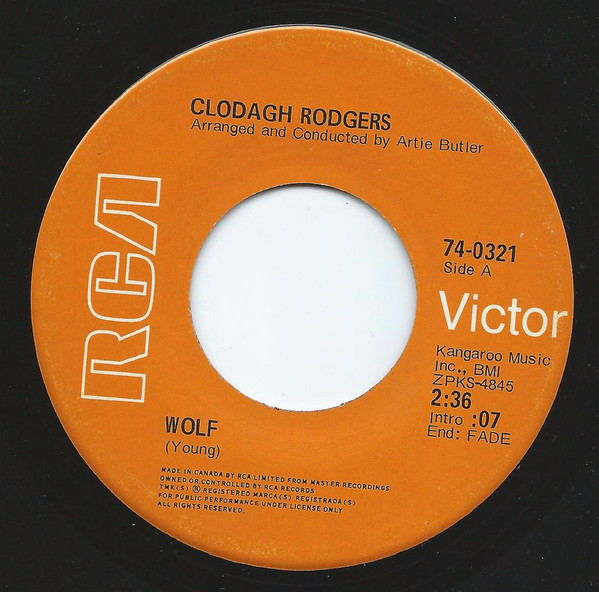 Clodagh Rodgers - Wolf (7") (Near Mint (NM or M-))
