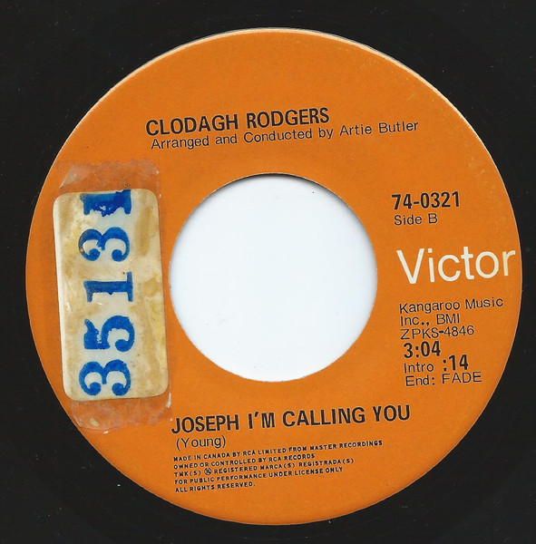 Clodagh Rodgers - Wolf (7") (Near Mint (NM or M-)) - Image 2