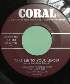 Alternative view of Jonathan Winters - Nee Nee Na Na Na Na Nu Nu / Take Me To Your Leader (7", Single) (Very Good Plus (VG+))