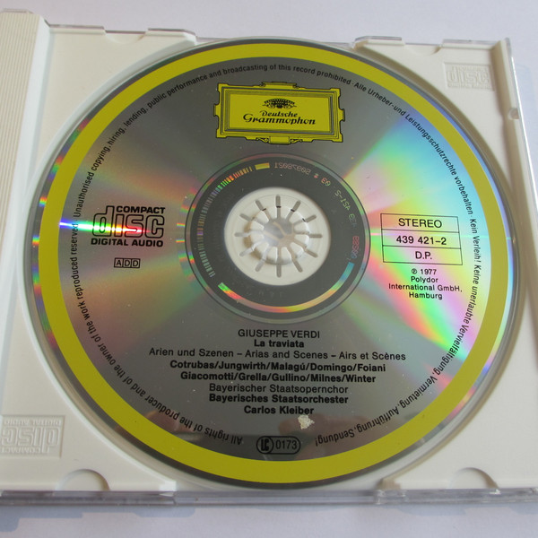 Giuseppe Verdi / Ileana Cotrubas, Placido Domingo, Sherrill Milnes, Bayerisches Staatsorchester, Carlos Kleiber - La Traviata Highlights (CD, RE) (Near Mint (NM or M-)) - Image 3