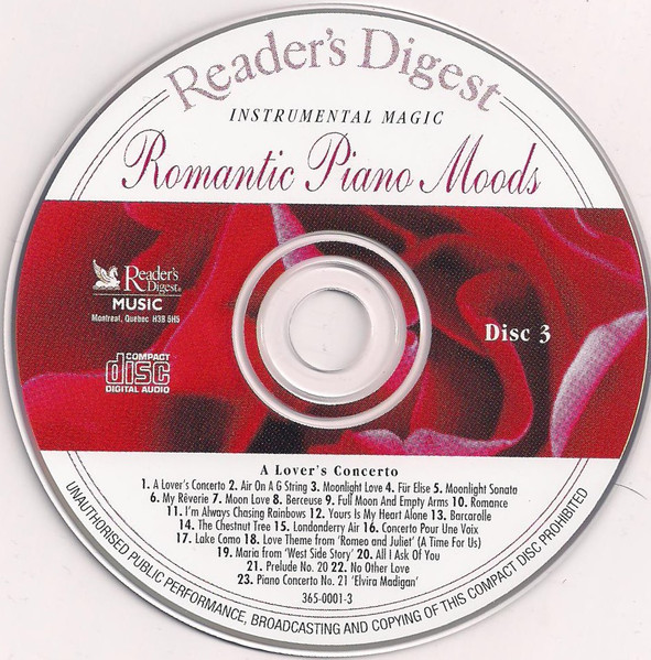 Various - Romantic Piano Moods (3xCD, Comp) (Near Mint (NM or M-)) - Image 5