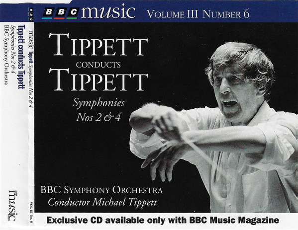 Sir Michael Tippett, BBC Symphony Orchestra - Tippett Conducts Tippett: Symphonies Nos 2 & 4 (CD) (Near Mint (NM or M-))