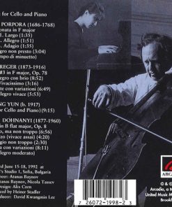 Alternative view of Leslie Parnas, Wonmi Kim - Works For Cello & Piano (CD) (Near Mint (NM or M-))