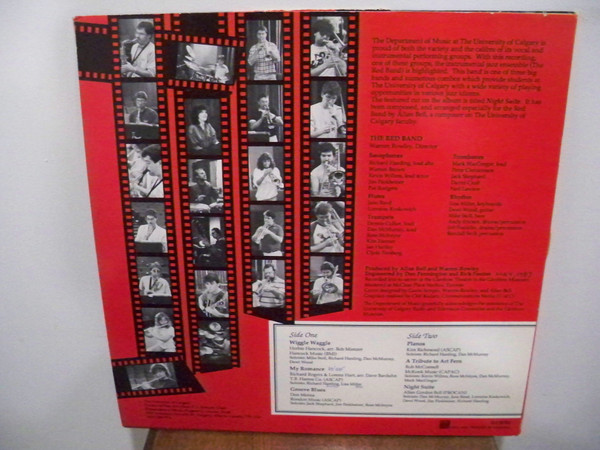 The University Of Calgary Jazz Ensemble - Night Suite (LP, Album, RE) (Mint (M)) - Image 4