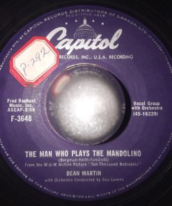 Alternative view of Dean Martin - Captured / The Man Who Plays The Mandolino (7") (Very Good Plus (VG+))