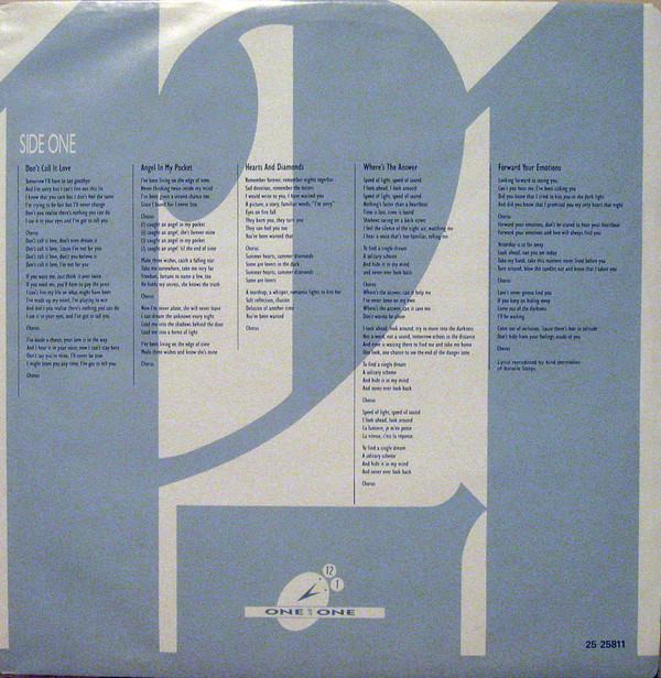 One To One - Forward Your Emotions (LP, Album, Qua) (Mint (M)) - Image 5