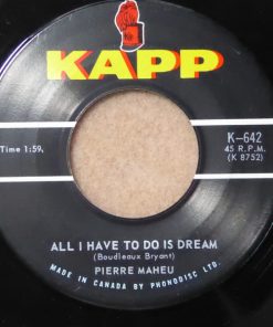 Alternative view of Pierre Maheu - (When We Were)  Friends / All I Have To Do Is Dream (7", Single) (Very Good Plus (VG+))