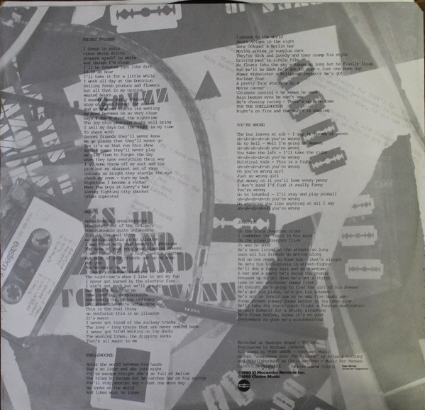 Toby Swann - Lullabyes In Razorland (LP, Album) (Mint (M)) - Image 3