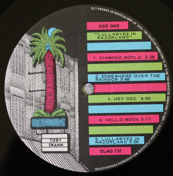 Toby Swann - Lullabyes In Razorland (LP, Album) (Mint (M)) - Image 5