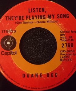 Alternative view of Duane Dee - Ramblin' Man / Listen, They're Playing My Song (7", Single) (Very Good Plus (VG+))