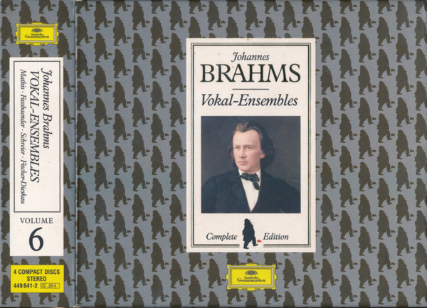 Johannes Brahms, Edith Mathis, Fassbaender*, Schreier*, Fischer-Dieskau* - Vokal Ensembles (4xCD, Comp, RE) (Mint (M))