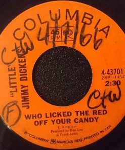 Little Jimmy Dickens - Who Licked The Red Off Your Candy / You Don't Have Time For Me (7", Single) (Very Good (VG))
