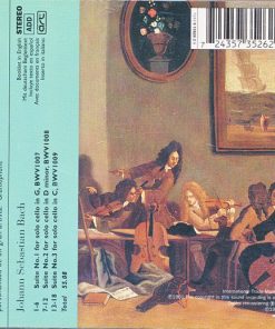 Alternative view of Johann Sebastian Bach, Paul Tortelier - Cello Suites Nos. 1-3 (CD, RE, RM) (Near Mint (NM or M-))