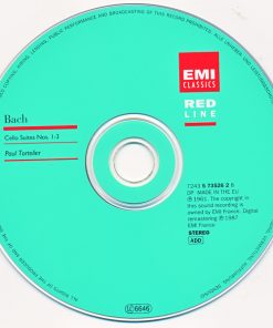 Johann Sebastian Bach, Paul Tortelier - Cello Suites Nos. 1-3 (CD, RE, RM) (Near Mint (NM or M-)) - Image 3
