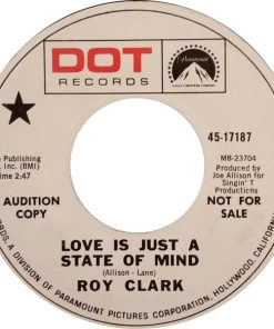 Roy Clark - Love Is Just A State Of Mind (7", Promo, Mon) (Very Good Plus (VG+))
