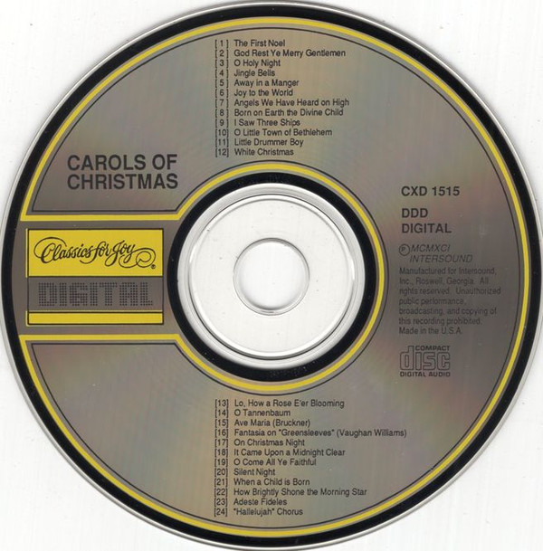 Unknown Artist - Carols Of Christmas (CD) (Near Mint (NM or M-)) - Image 3