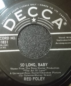 Alternative view of Red Foley - River Of Regret / So Long, Baby (7", Single) (Very Good (VG))