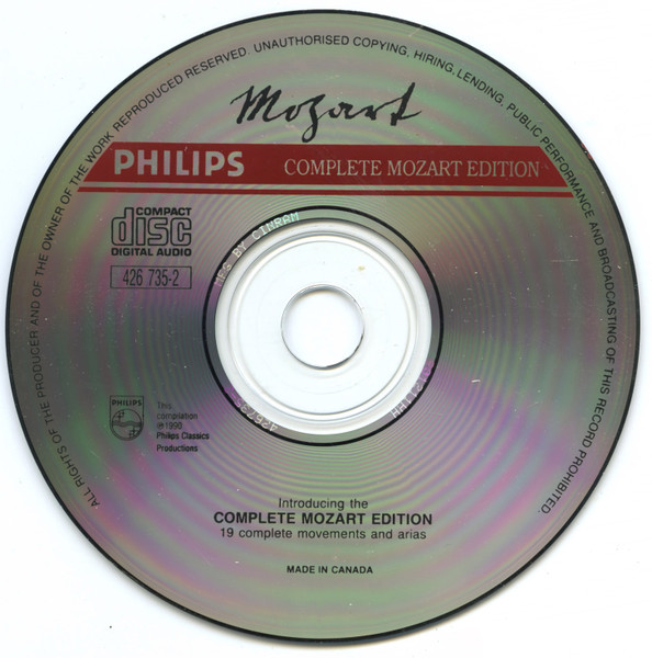 Wolfgang Amadeus Mozart - Introducing Mozart (The Complete Mozart Edition) (CD, Comp) (Near Mint (NM or M-)) - Image 3