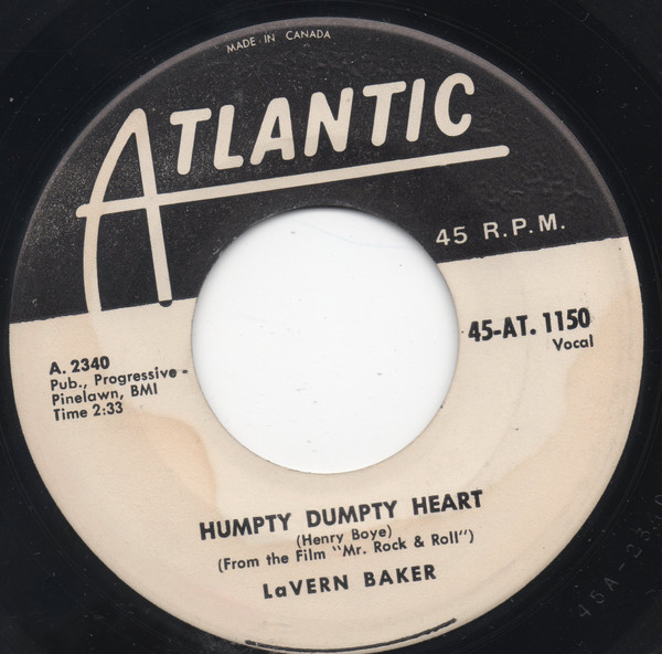 LaVern Baker - Humpty Dumpty Heart / Love Me Right (7") (Near Mint (NM or M-)) - Image 2
