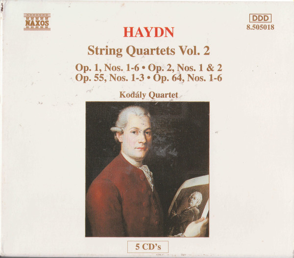 Joseph Haydn - Kodály Quartet - String Quartets, Vol. 2 (5xCD, Comp) (Near Mint (NM or M-))