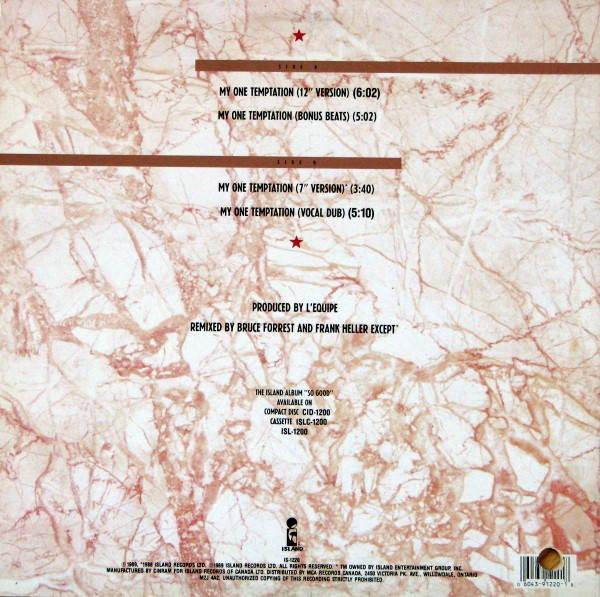 Mica Paris - My One Temptation (12") (Mint (M)) - Image 2