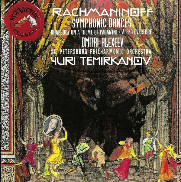 Sergei Vasilyevich Rachmaninoff – Dmitri Alexeev, Leningrad Philharmonic Orchestra, Yuri Temirkanov - Symphonic Dances • Rhapsody on a Theme of Paganini • Aleko Overture (CD, Album, Club) (Near Mint (NM or M-))