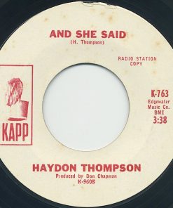 Alternative view of Hayden Thompson - Eighteen Yellow Roses / And She Said (7", Mono, Promo, Rad) (Very Good Plus (VG+))