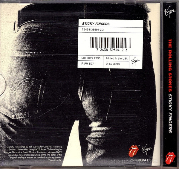 The Rolling Stones - Sticky Fingers (CD, Album, RE, RM, Col) (Near Mint (NM or M-)) - Image 2