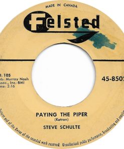 Alternative view of Steve Schulte (2) - Too Blue To Cry (7", Single, Mono) (Very Good Plus (VG+))