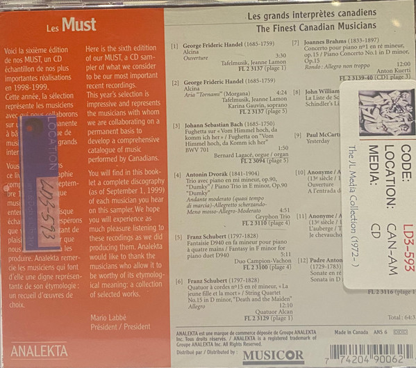 Various - Les Must Vol, 6 (CD, Smplr) (Near Mint (NM or M-)) - Image 2