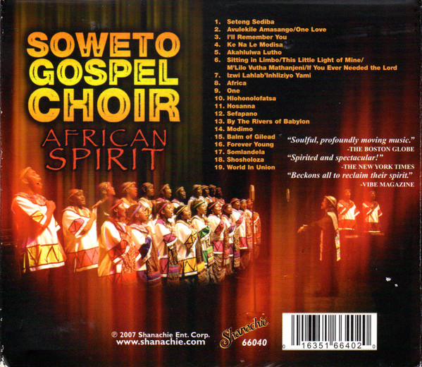Soweto Gospel Choir - African Spirit (CD, Album) (Very Good Plus (VG+)) - Image 3