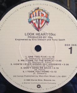 10cc - Look Hear? (LP, Album) (Mint (M)) - Image 3