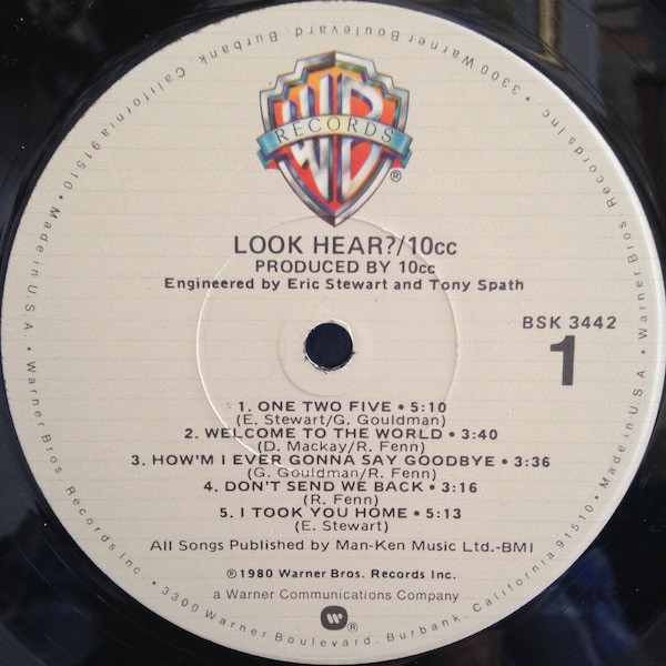 10cc - Look Hear? (LP, Album) (Mint (M)) - Image 3